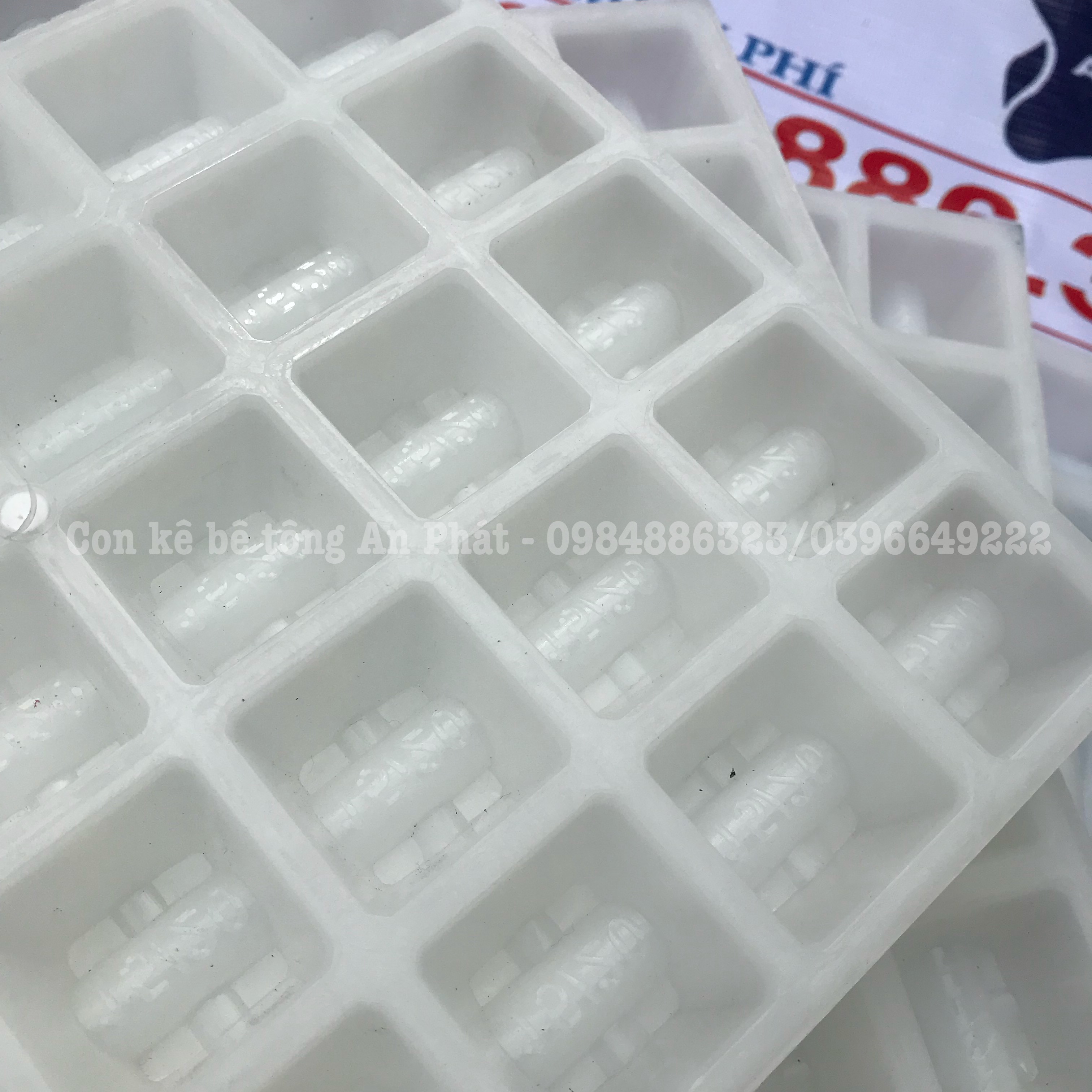 Khuôn nhựa đúc con kê bê tông V1(15/20mm) dùng cho thép sàn lớp dưới siêu bền chất lượng