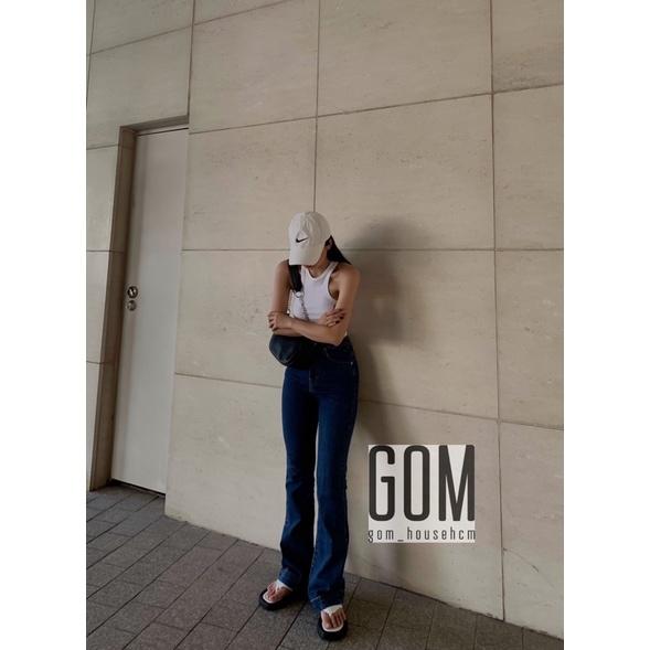 Jean loe viền lai 4S dài 106cm (ảnh shop chụp)