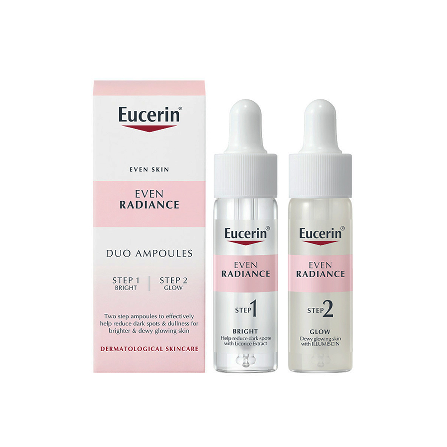 Tinh chất dưỡng sáng da Eucerin Even Duo Ampoules 15ml x 2 ống