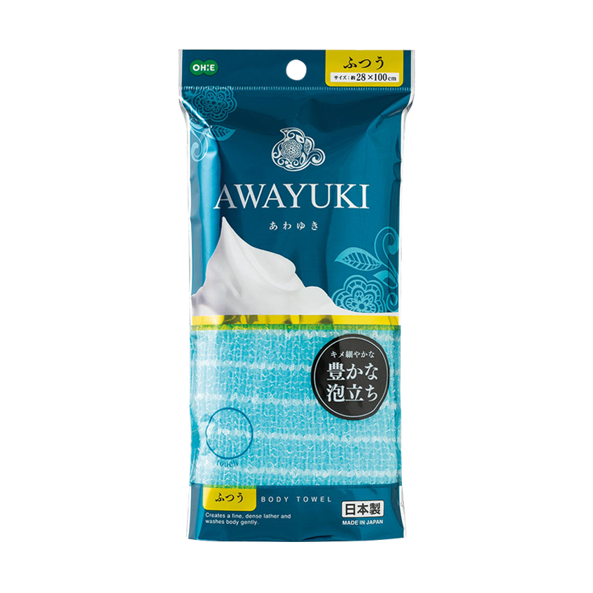 Khăn tắm tạo bọt mềm mại Awayuki - Made in Japan