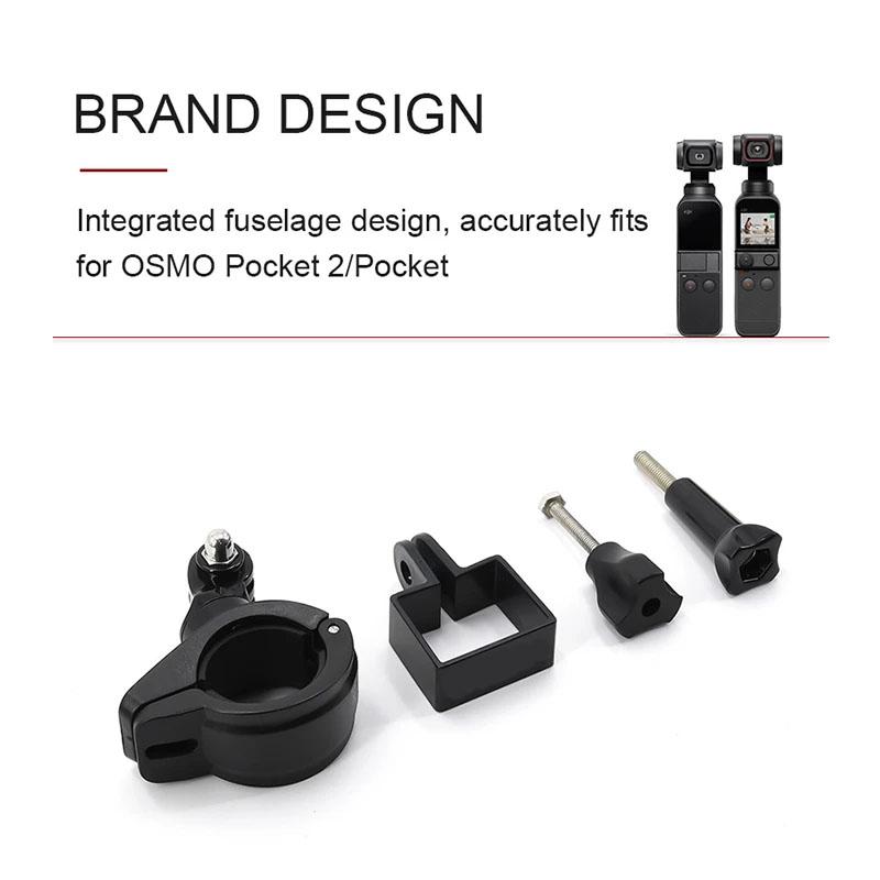 Cho DJI Pocket 2 Camera Xe Đạp Giá Đỡ Xe Đạp Xe Máy Giá Đỡ Tay Cầm Đứng Bộ Cho DJI Osmo Pocket 1 2 Camera Phần