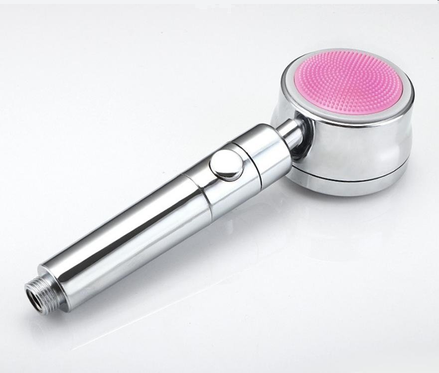 Đầu vòi sen lọc nước tăng áp- - 3 chế độ nước- Mặt massage silicon