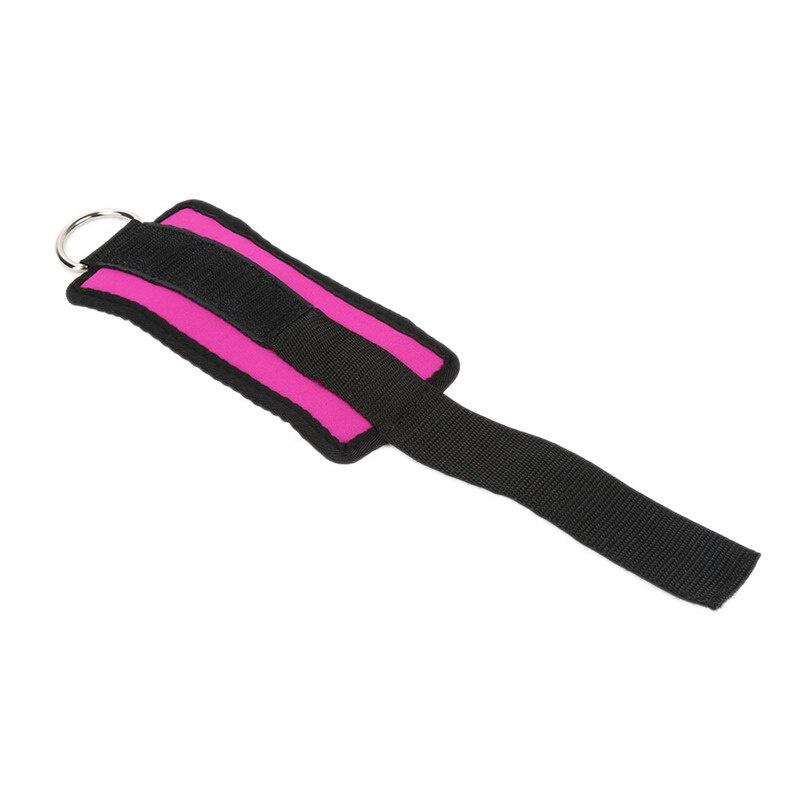 D-Ring Ankle Anchor Strap Belt Gym Cable Attachment Thigh Leg Strap Lifting Fitness Exercise Banda Elastica Resistance Bands