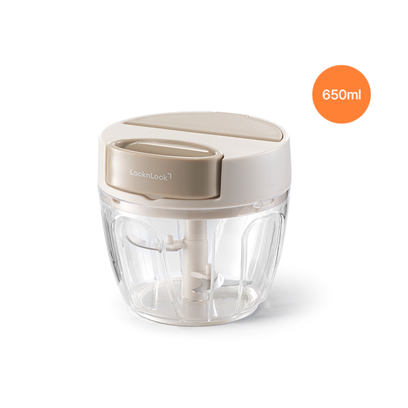 Dụng cụ băm nhỏ thực phẩm nhiều dung tích màu be, có nắp bật - CKS342BEG / CKS343BEG / CKS344BEG