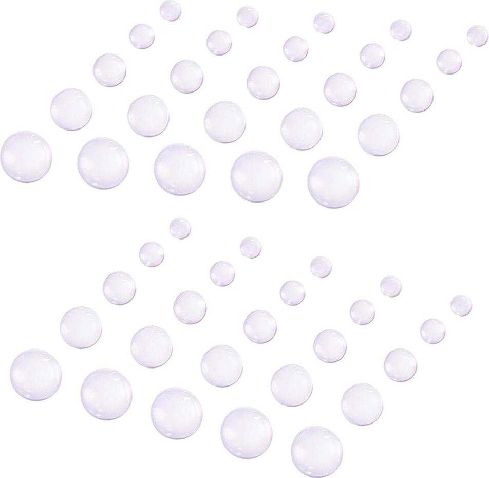 50 Gói Pha Lê Tròn Cabochon Lưng Phẳng Vòm Kính Đầm Thun Dành Cho Diy Thủ Công Cameo Mặt Dây Chuyền, hình Tran