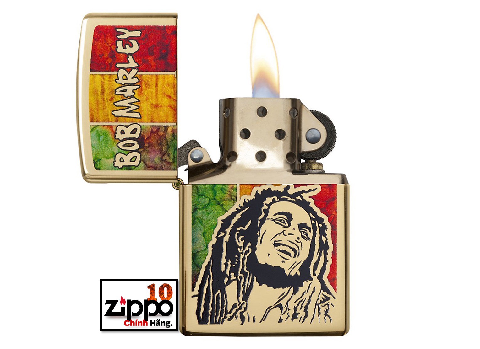 Bật lửa Zippo 29490 Bob Marley - Chính hãng 100%