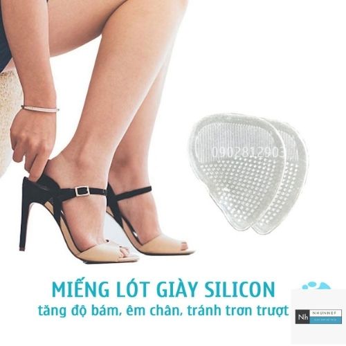 Lót mũi giày silicon cao gót chống rộng cho các bạn nữ công sở - LG01