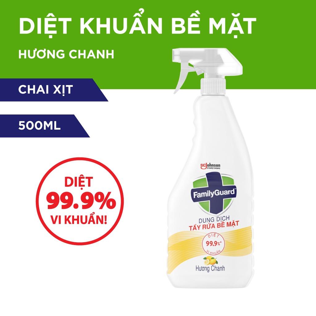 Dung Dịch Tẩy Rửa Bề Mặt Family Guard Hương Chanh 500ML