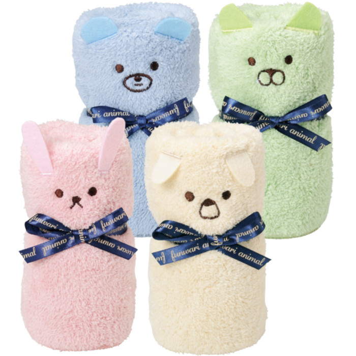 Khăn tắm cotton mềm hình gấu - Nhập khẩu Nhật Bản