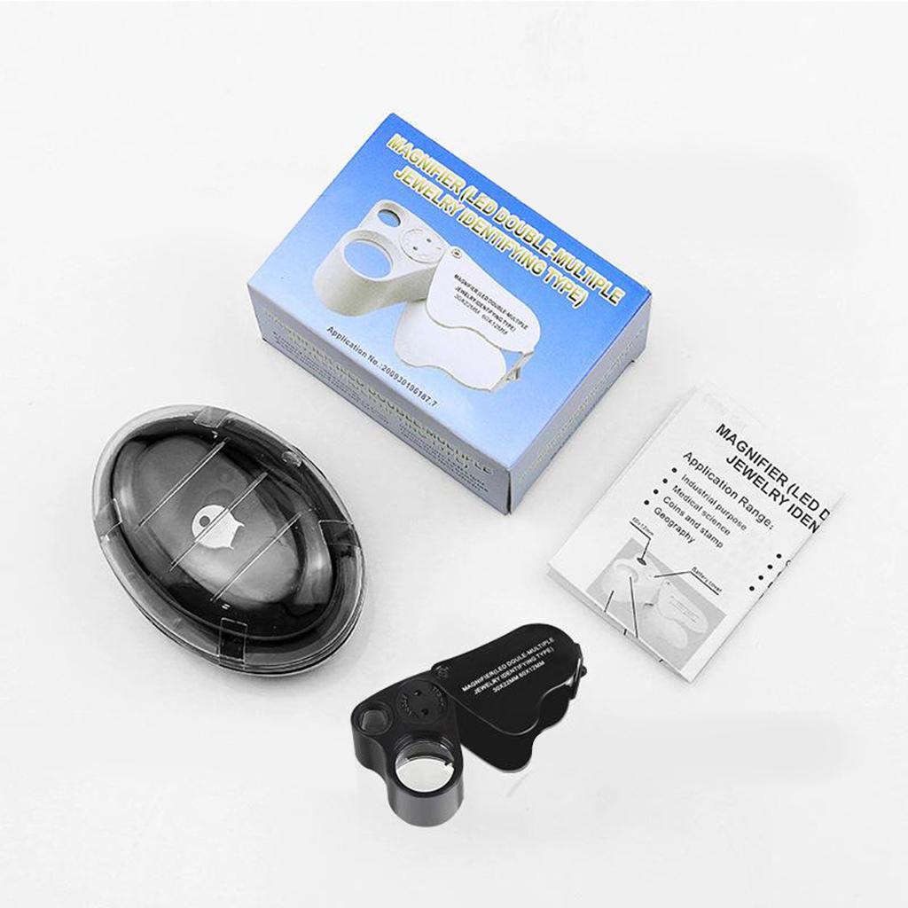 Collapsible 30X Loop w/ LED Light Magnifying