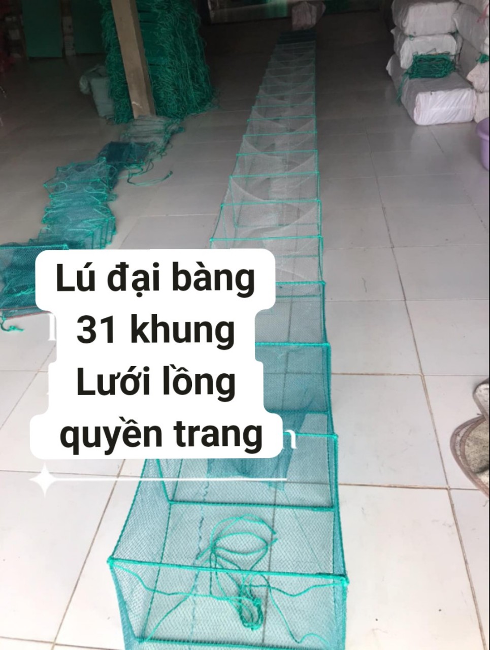 lú đại bàng 31 khung bắt tôm ,cua ,cá