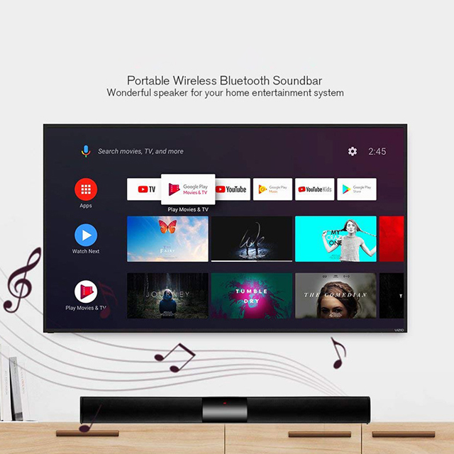Loa Thanh Nghe Nhạc Bluetooth Loa Tivi Loa Máy Vi Tính BS28B Hỗ Trợ Bluetooth, Đèn Led, Công Suất Lớn