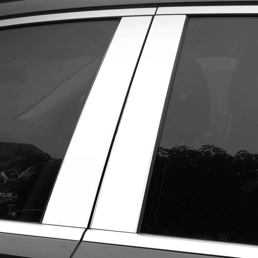 Bộ 4 thanh nẹp cột B cao cấp cánh cửa xe ô tô Mercedes GLS450, chất liệu hợp kim nhôm