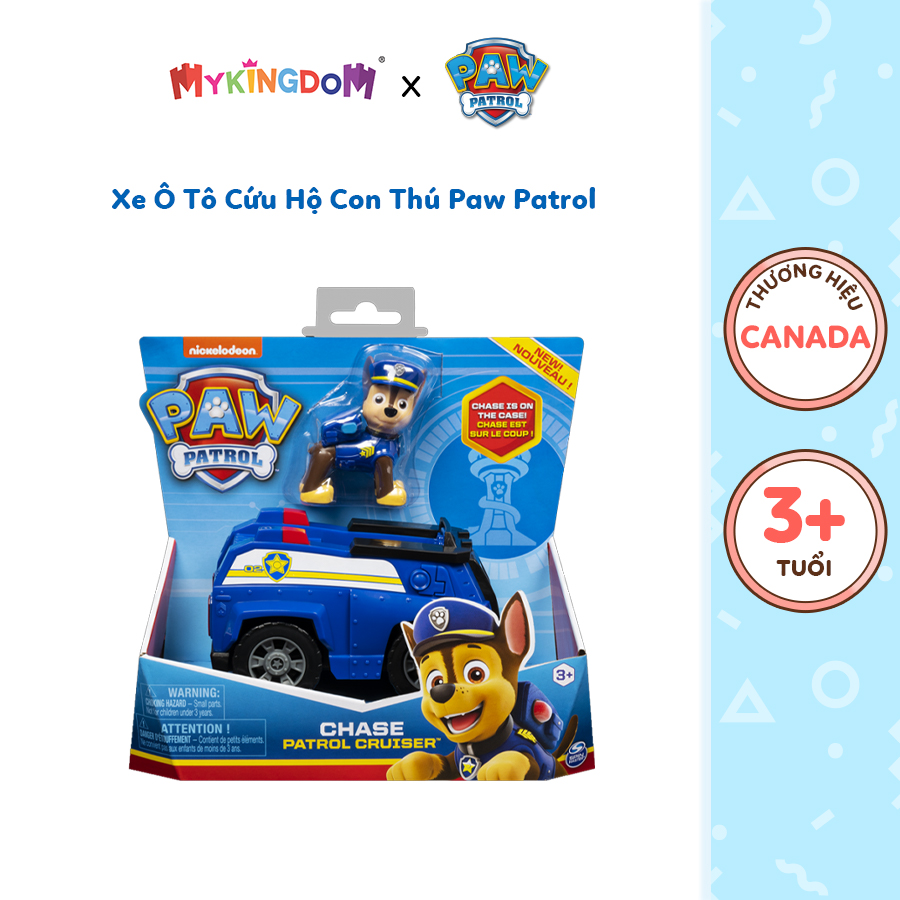 Xe ô tô cứu hộ con thú Paw Patrol SPIN MASTER 6052310 - Giao hàng ngẫu nhiên