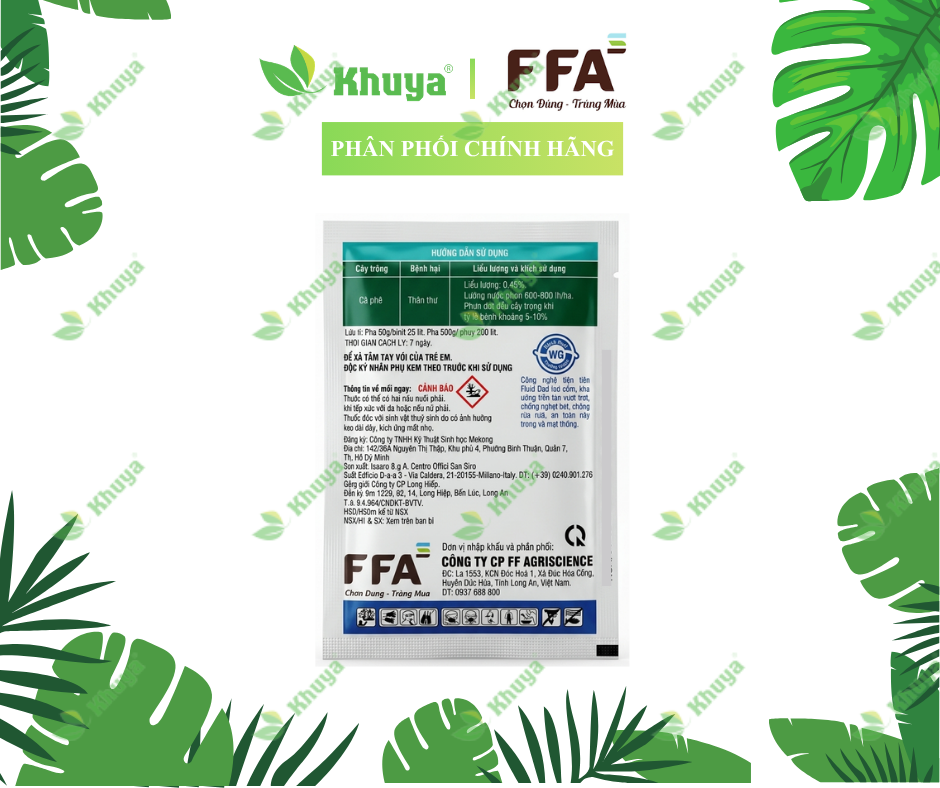 Thuốc trừ bệnh ISACOP 65.2WG chuyên trị Thán Thư