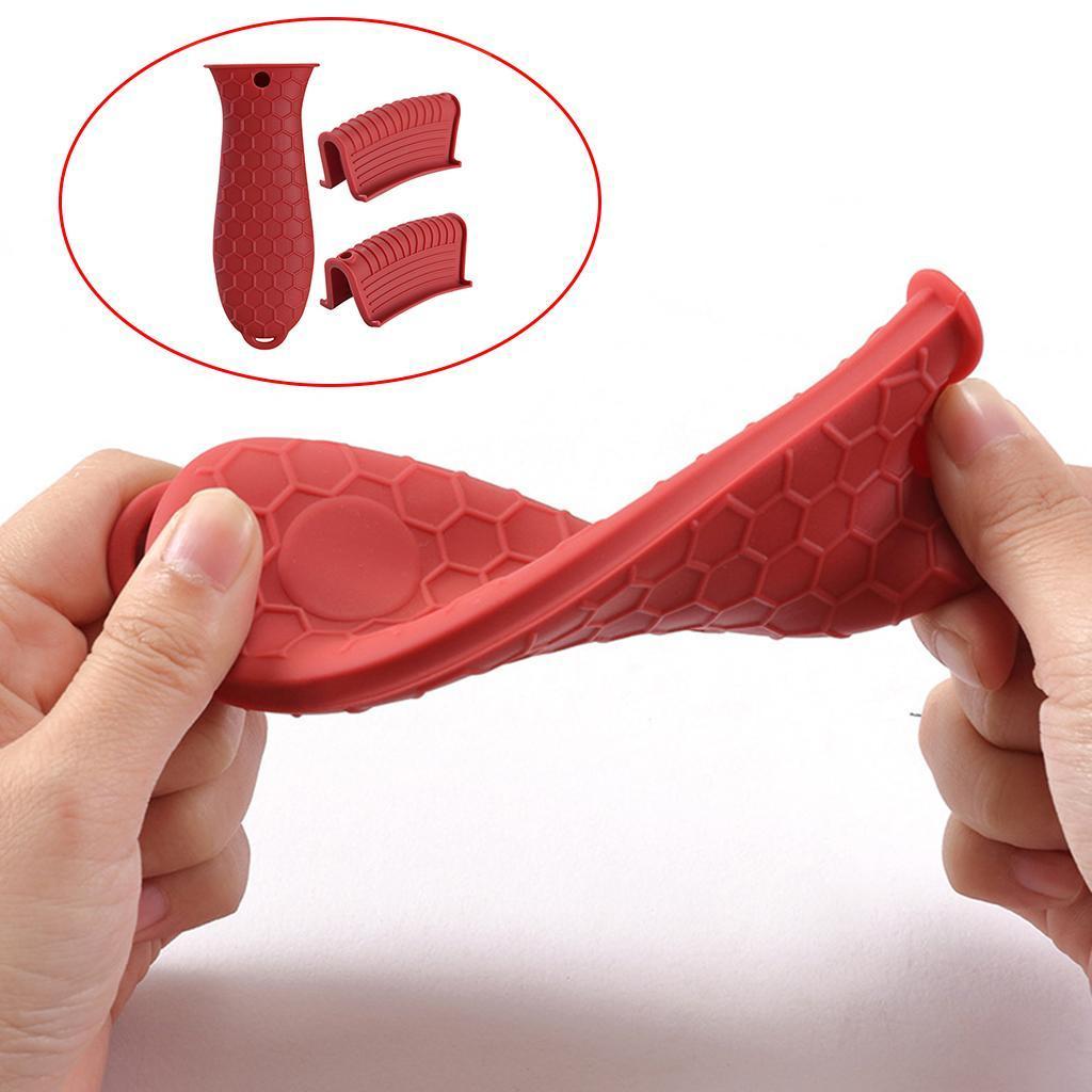 Silicone Pot Holder Sleeve Pot Frying Pan Handle Kitchen