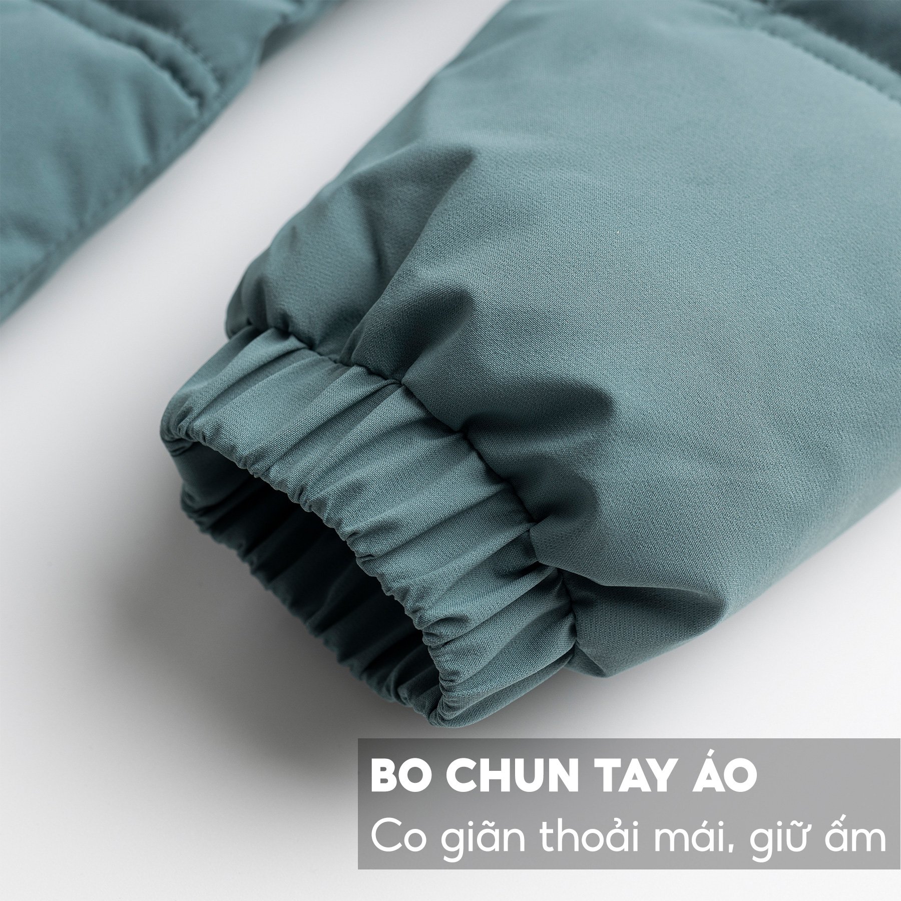 Áo Khoác Phao RUNNING 5S Nhiều Màu, Chần Bông Xay Khử Khuẩn, Mũ Tháo Rời, Dày Dặn Giữ Ấm Tốt