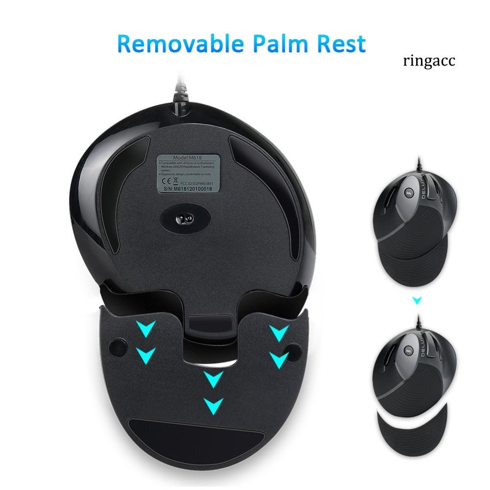 Chuột Máy Tính 6 Nút 600 / 1000 / 1600 Dpi Pc