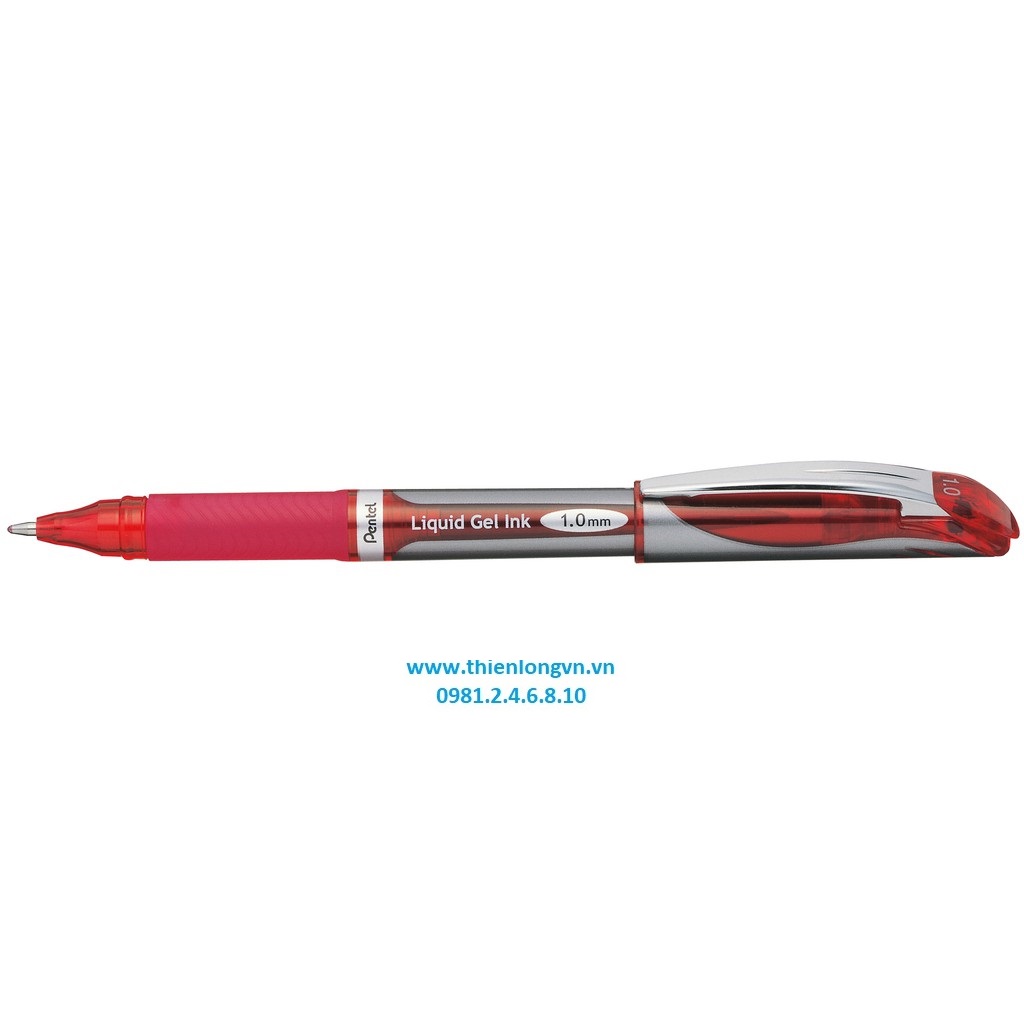 Bút ký nước energel Pentel BL60 mực đỏ ngòi 1.0mm