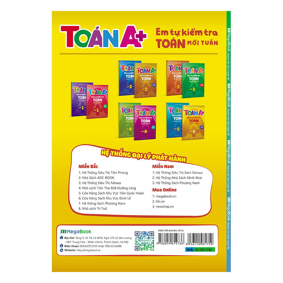 Toán A+ Em Tự Kiểm Tra Toán Mỗi Tuần Lớp 5 Tập 1