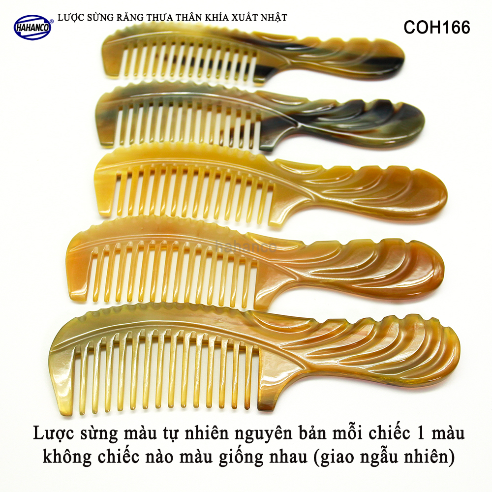 Lược sừng răng thưa cho mọi loại tóc (Size: L - 18cm) COH166 - Chăm sóc tóc
