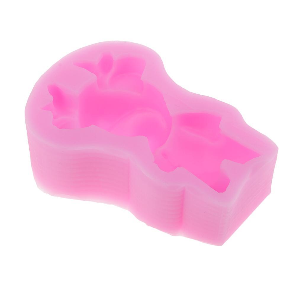 DIY Deer Bear Silicone Molds Fondant Cake Chocolate Baking Tools