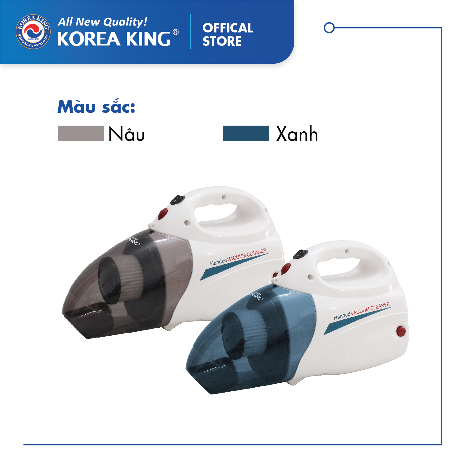 Máy hút bụi cầm tay Korea King PDG-666 - Hàng chính hãng