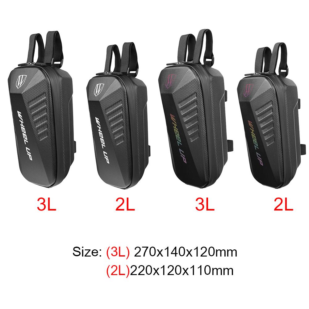Bánh xe tăng 3l/2L Túi điện treo túi treo cứng khung hình khóa kéo chống thấm nước cho Xiaomi M365 Pro Ninebot HX X7 Color: 24x10x8cm
