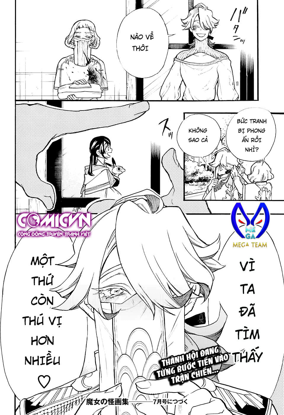 những bức họa quái dị của phù thủy chapter 7.2 21