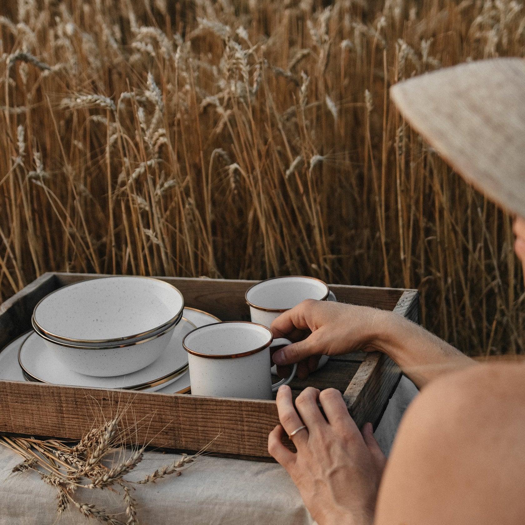 Bộ ly tráng men Barebones Enamel Cup - Set 2 Cái