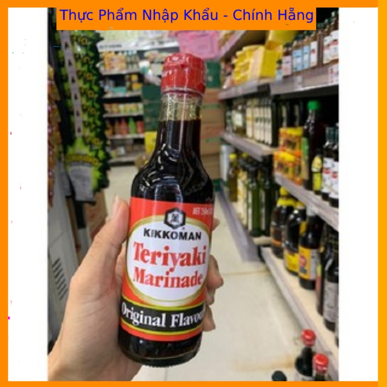 Sốt tẩm ướp truyền thống Teriyaki hiệu Kikkoman 250ml