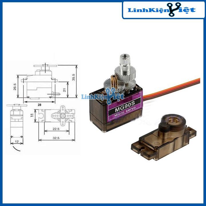 Động Cơ Servo MG90S (Bản Nâng Cấp)