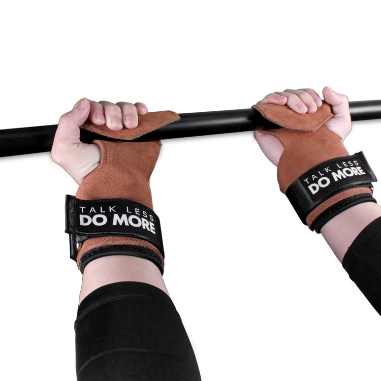 Găng Tay Tập GYM Hở Mu Da Bò Wrist Guard Aolikes (1 Đôi)