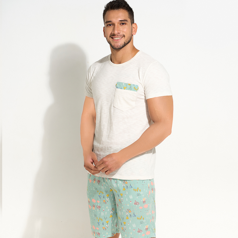 Bộ shorts thun nam Vincy MST010W11