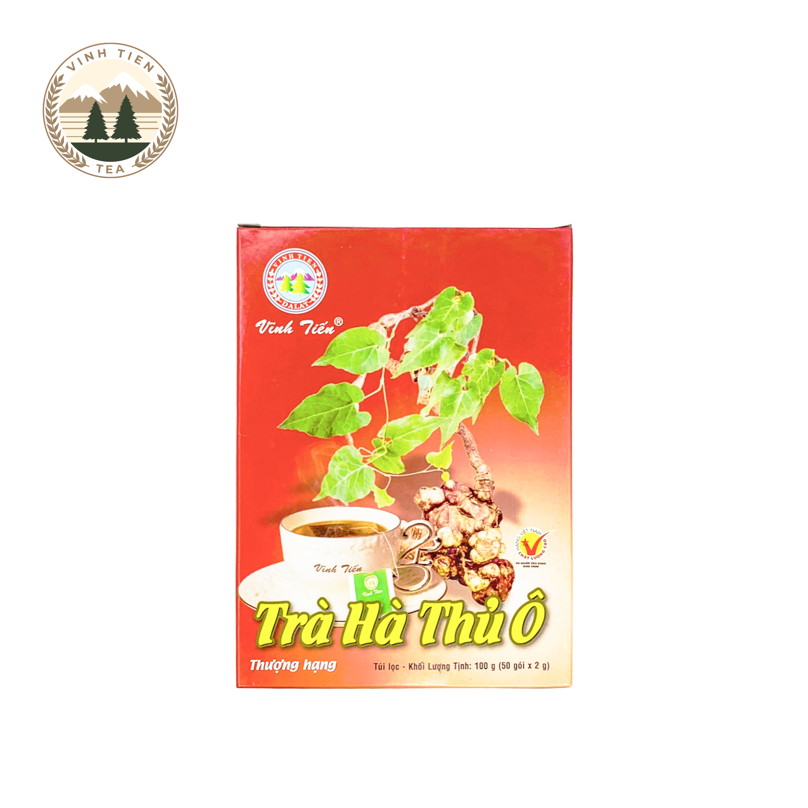 Trà Túi Lọc Hà Thủ Ô - Giảm tình trạng tóc bạc sớm, tóc khô xơ, gãy rụng