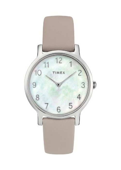 Đồng hồ Dây Da Nữ Timex Fairfield 34mm Leather Strap Watch - TW2T35900