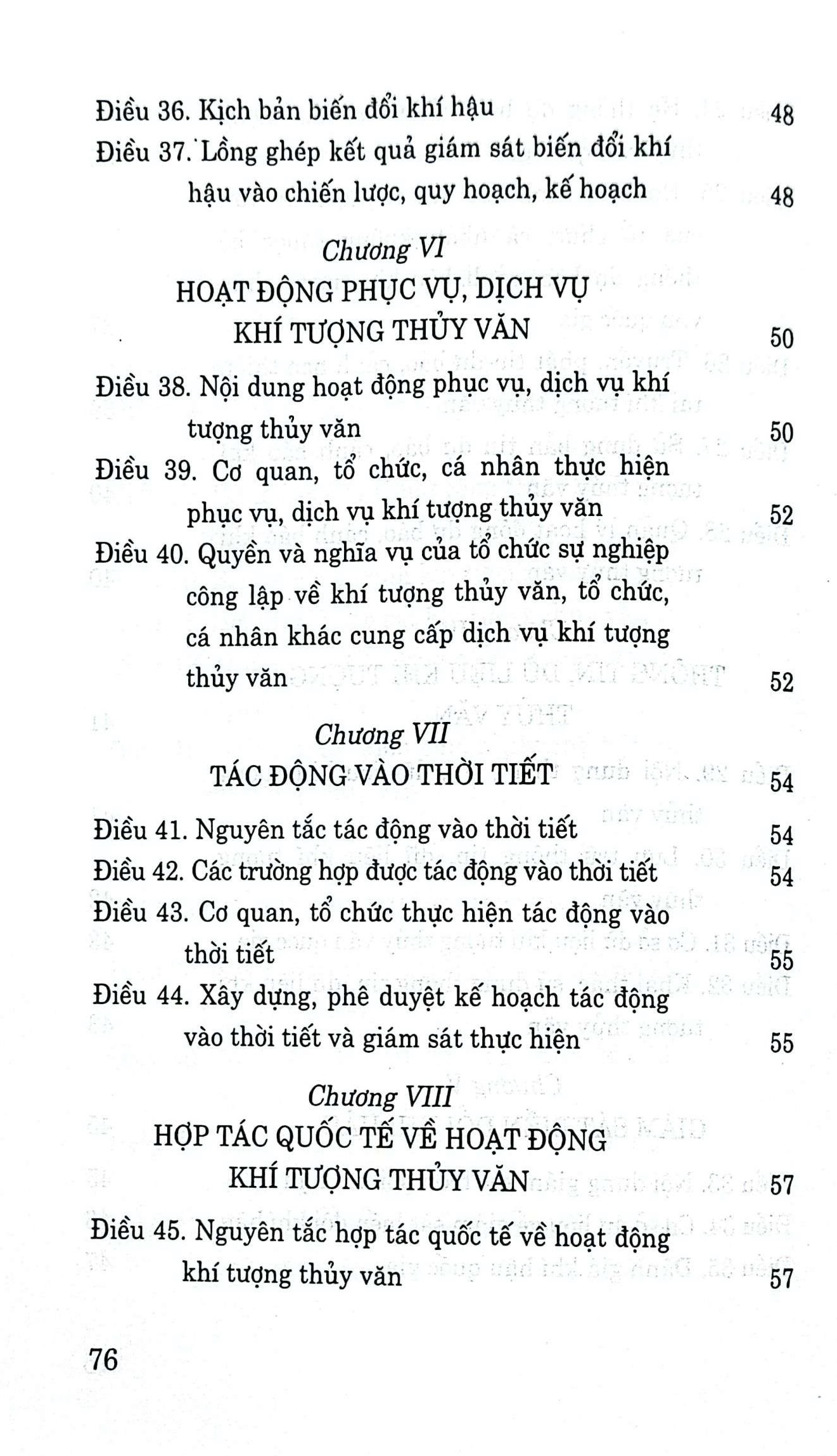 Luật khí tượng thủy văn