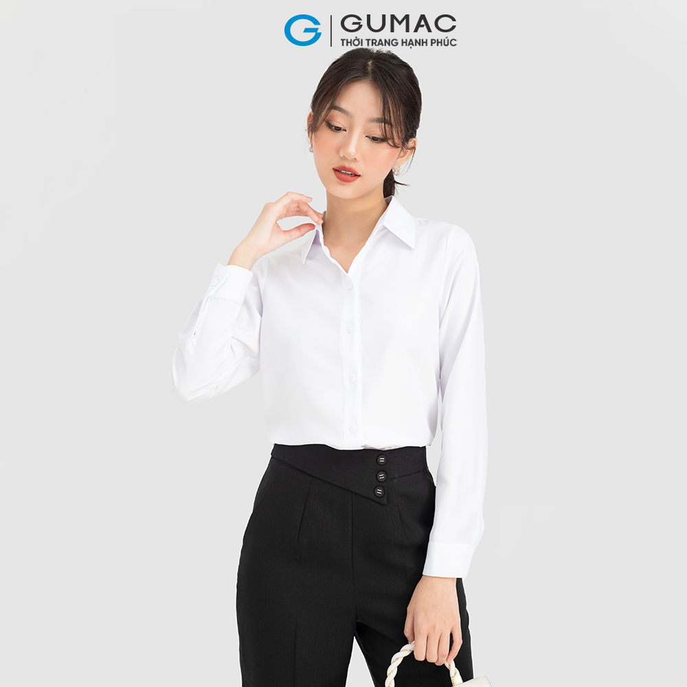 Quần tây nữ GUMAC QC08111 ống đứng lưng kiểu