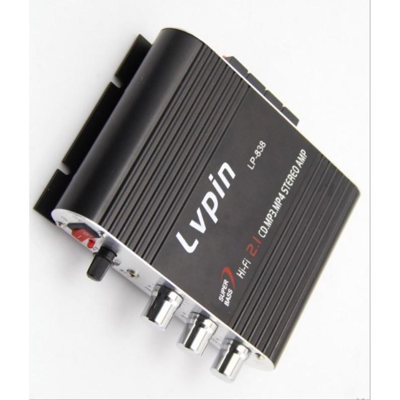 Ampli Mini Lvpin Super Bass Hi-Fi 2.1CH LP-838