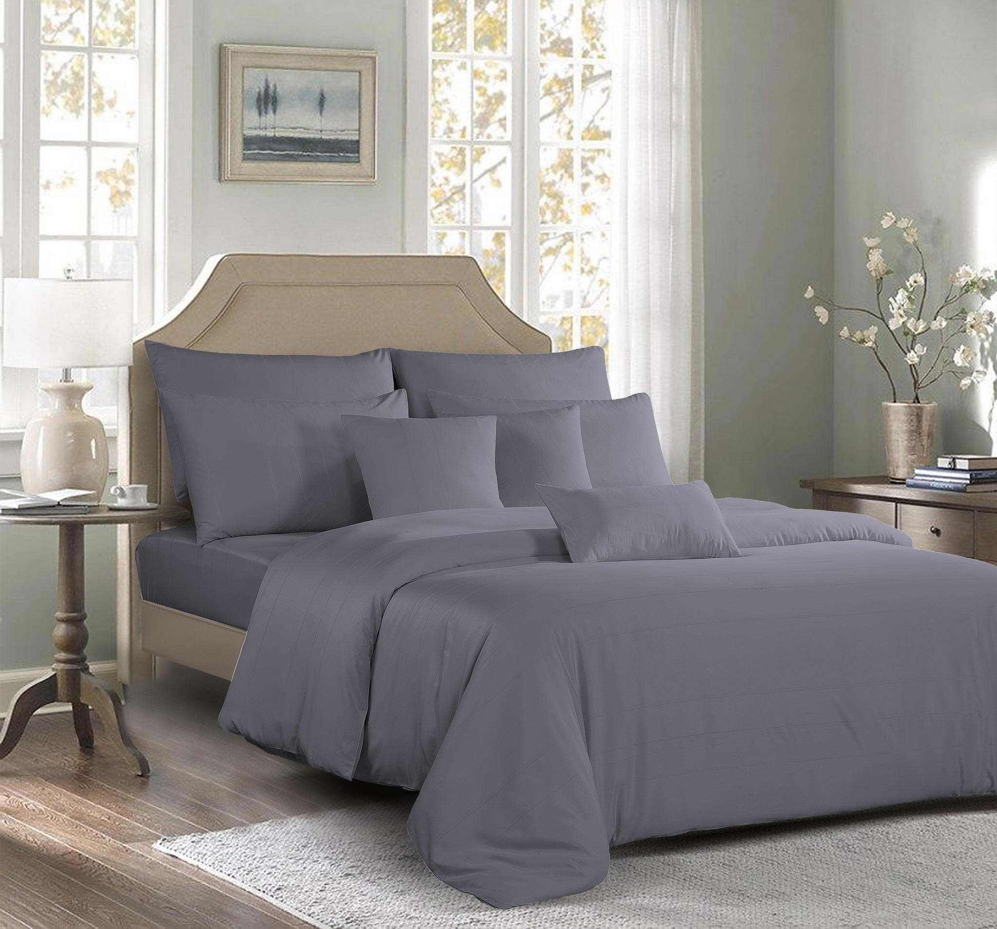 Bộ ga và Vỏ gối Akemi Tencel Touch Clarity, gồm 5 món