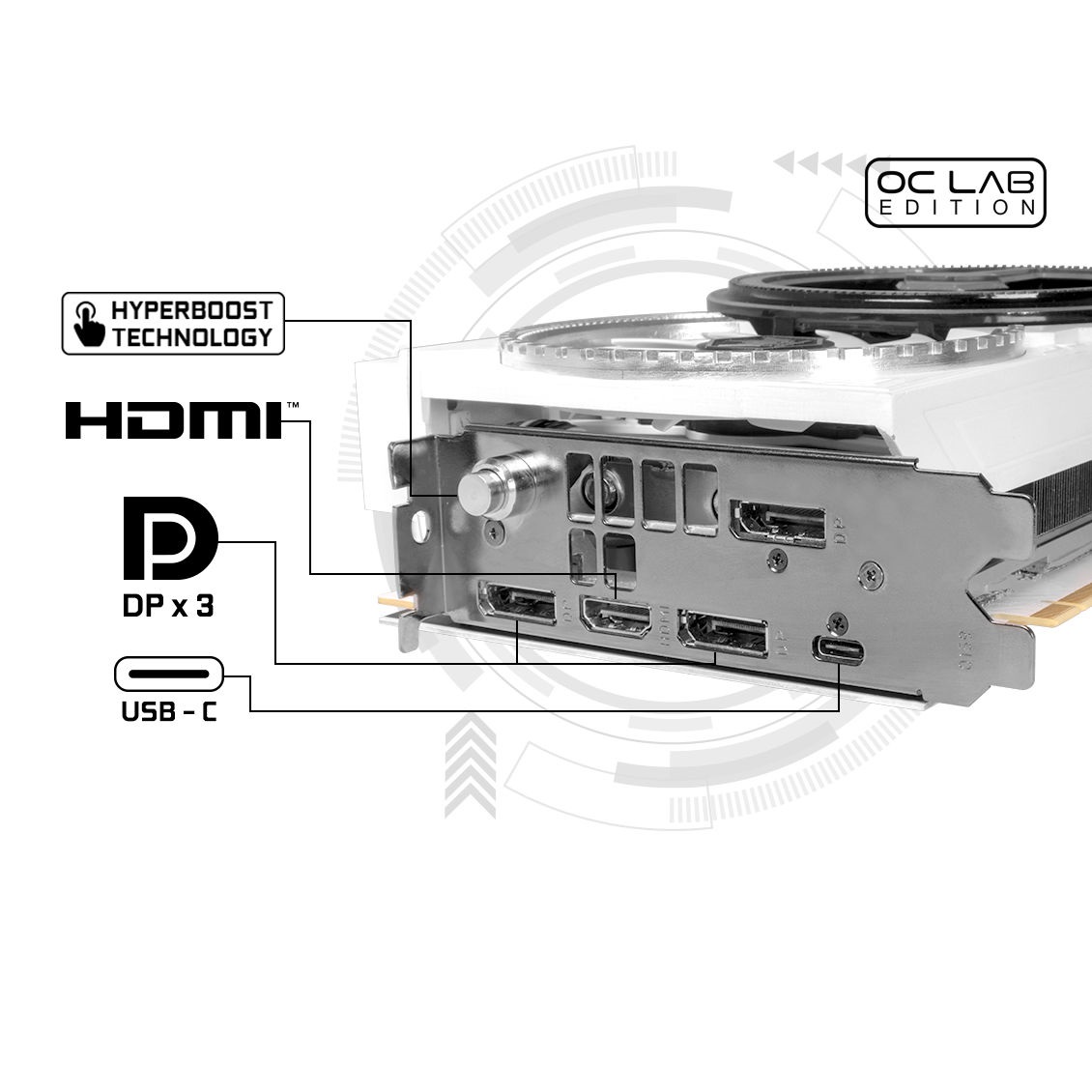 Card Màn Hình VGA Galax GeForce RTX 2080Ti HOF 10th Anniversary OC Lab Edition G-T26ZW-28IULBUC33TH-GALG - Hàng Chính Hãng