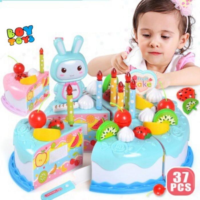 Đồ chơi cắt bánh sinh nhật 37 chi tiết cho bé thỏa sức vui chơi