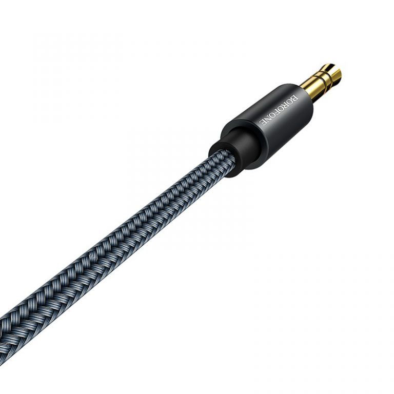 Cáp Audio AUX BOROFONE BL3 Chuyển Jack 3.5mm sang Jack 3.5 mm, 1m, truyền tải chống mất dữ liệu- Hàng Chính Hãng