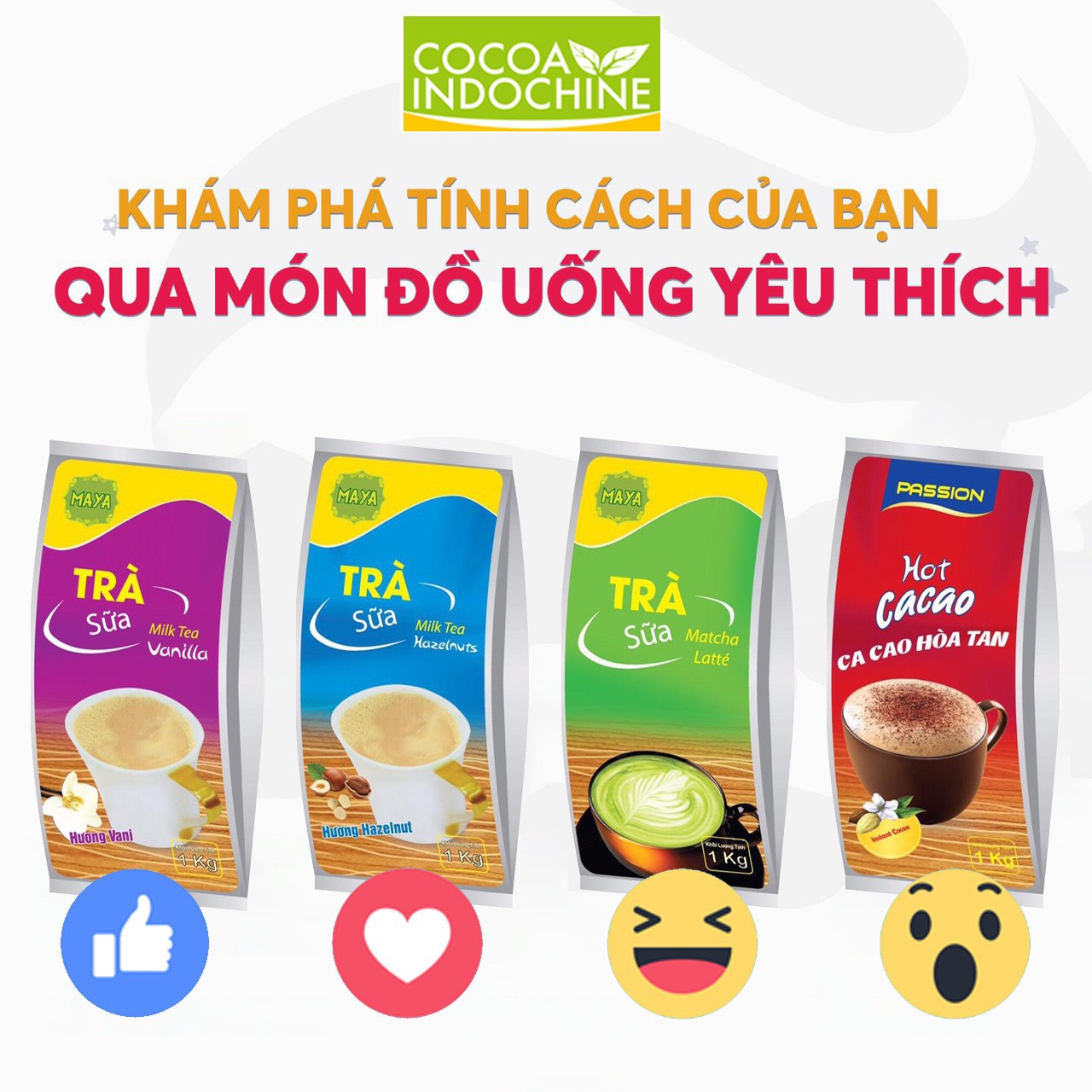 Ca cao sữa Passion Hot - Túi 1 kg