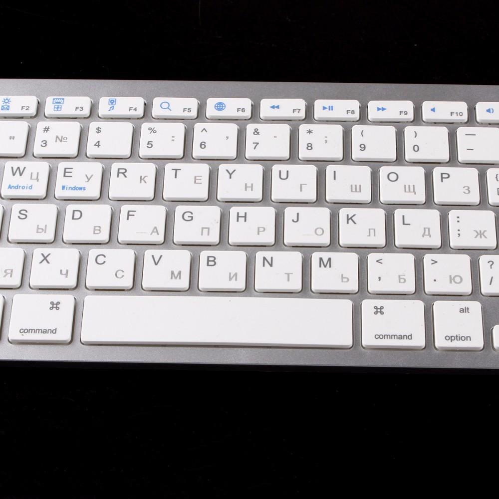 2x Portable Bluetooth Keyboard Russian Language For Desktop Tab Phone
