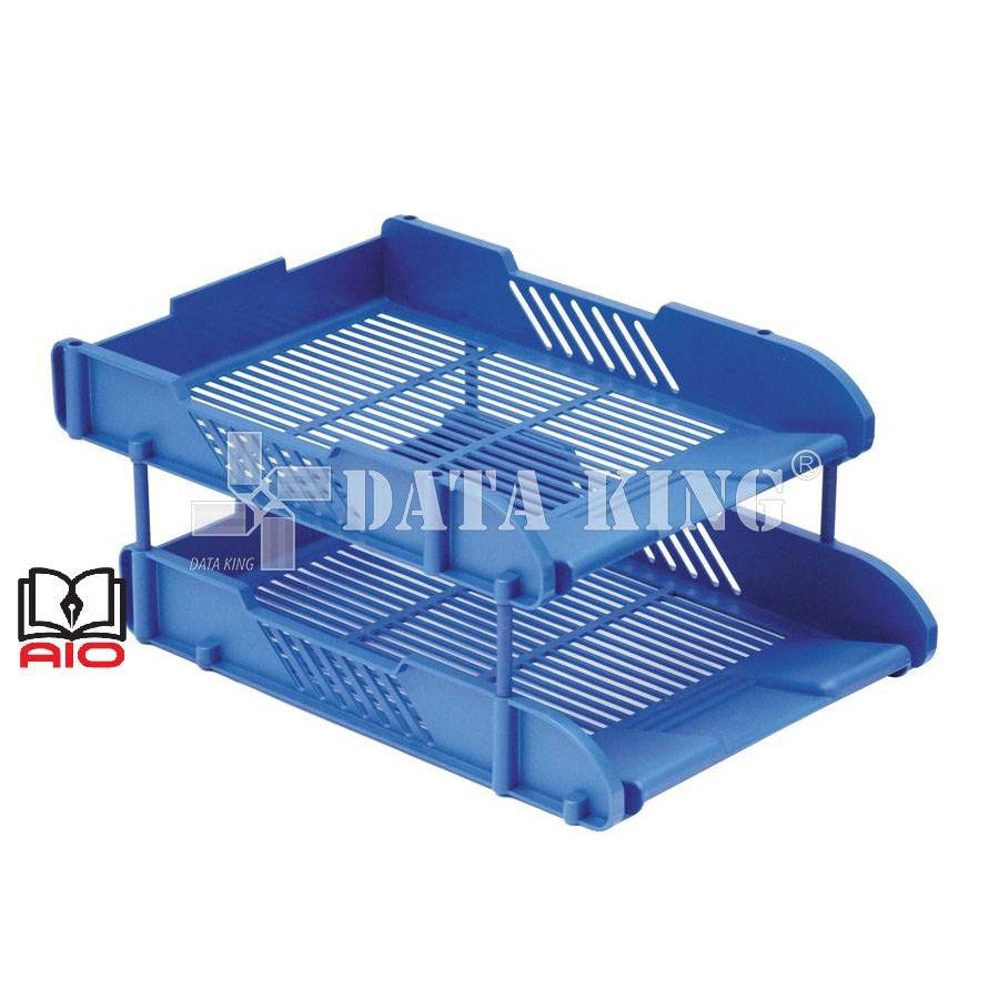 Kệ hồ sơ nhựa 2 tầng / 3 tầng trụ - DATA-KING