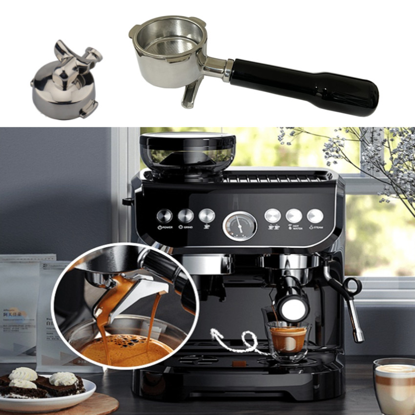 Máy pha cà phê Espresso chuyên nghiệp 4 trong 1 Tanser EM3108, áp suất 19 bar, dung tích bình nước 2 lít, công suất 1560W - Hàng chính hãng