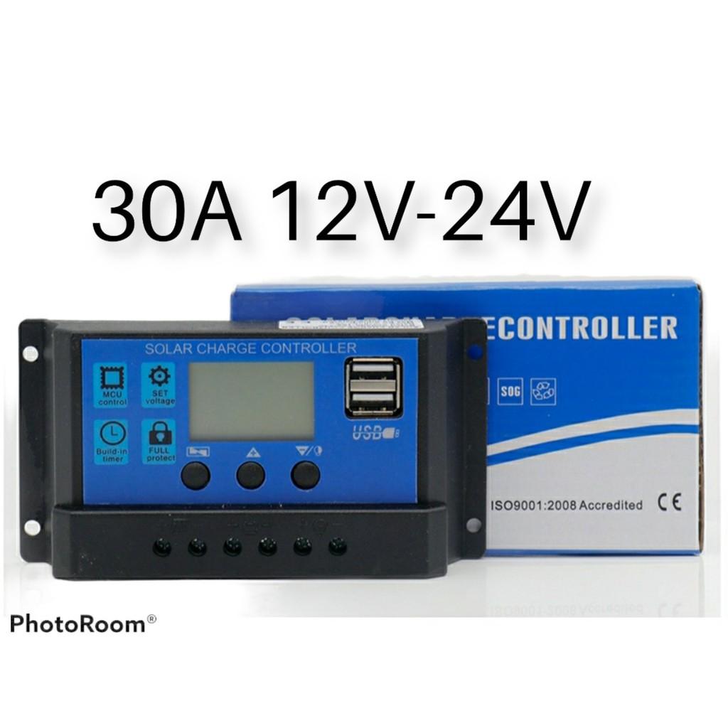 Bộ điều khiển sạc pin năng lượng mặt trời 30A 12V 24V và 60A 12V 24VSolar Changer Controller 12V 24V