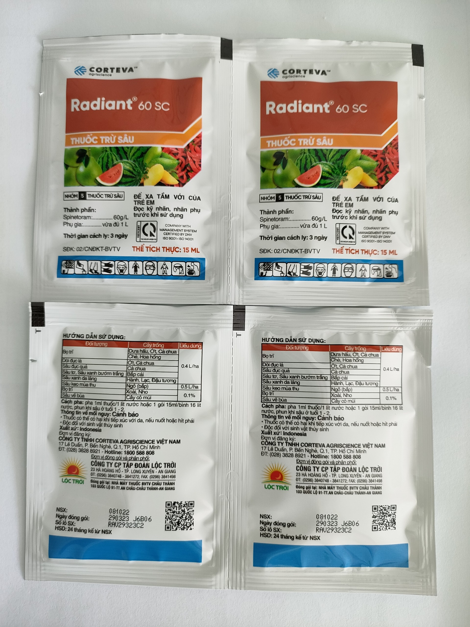 Thuốc trừ sâu RADIANT 60SC - VTNN NÔNG PHÚ T86
