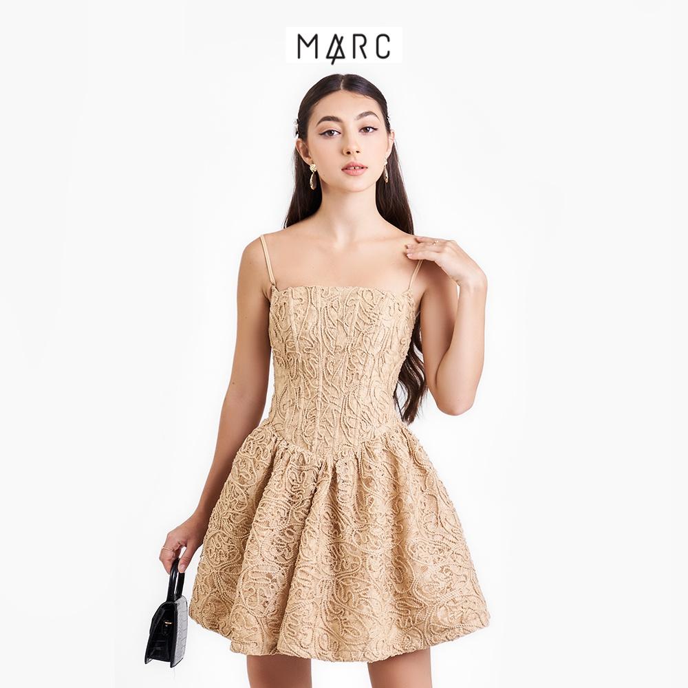 Đầm ren 2 dây nữ MARC FASHION mini corset nhiều tùng FAVH091022